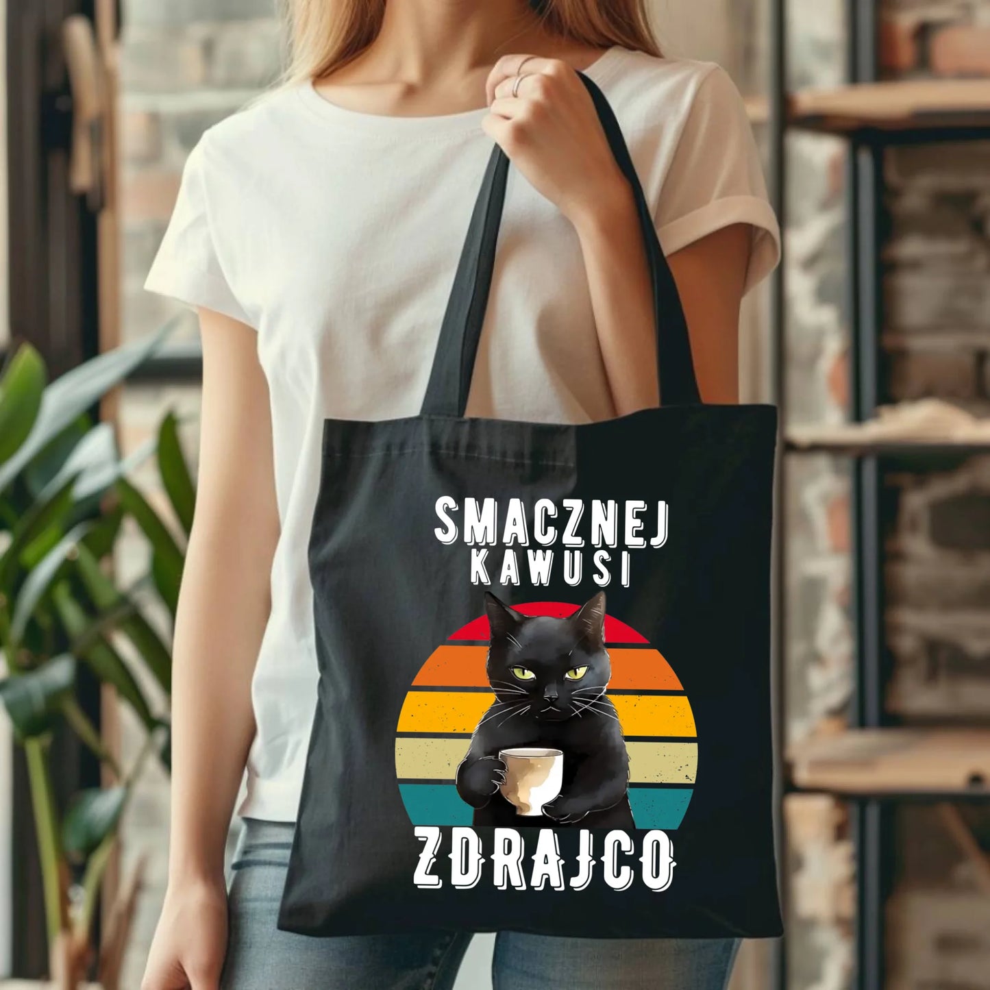 Torba na odejście z pracy - Smacznej kawusi zdrajco OP03 - StoryCups.pl