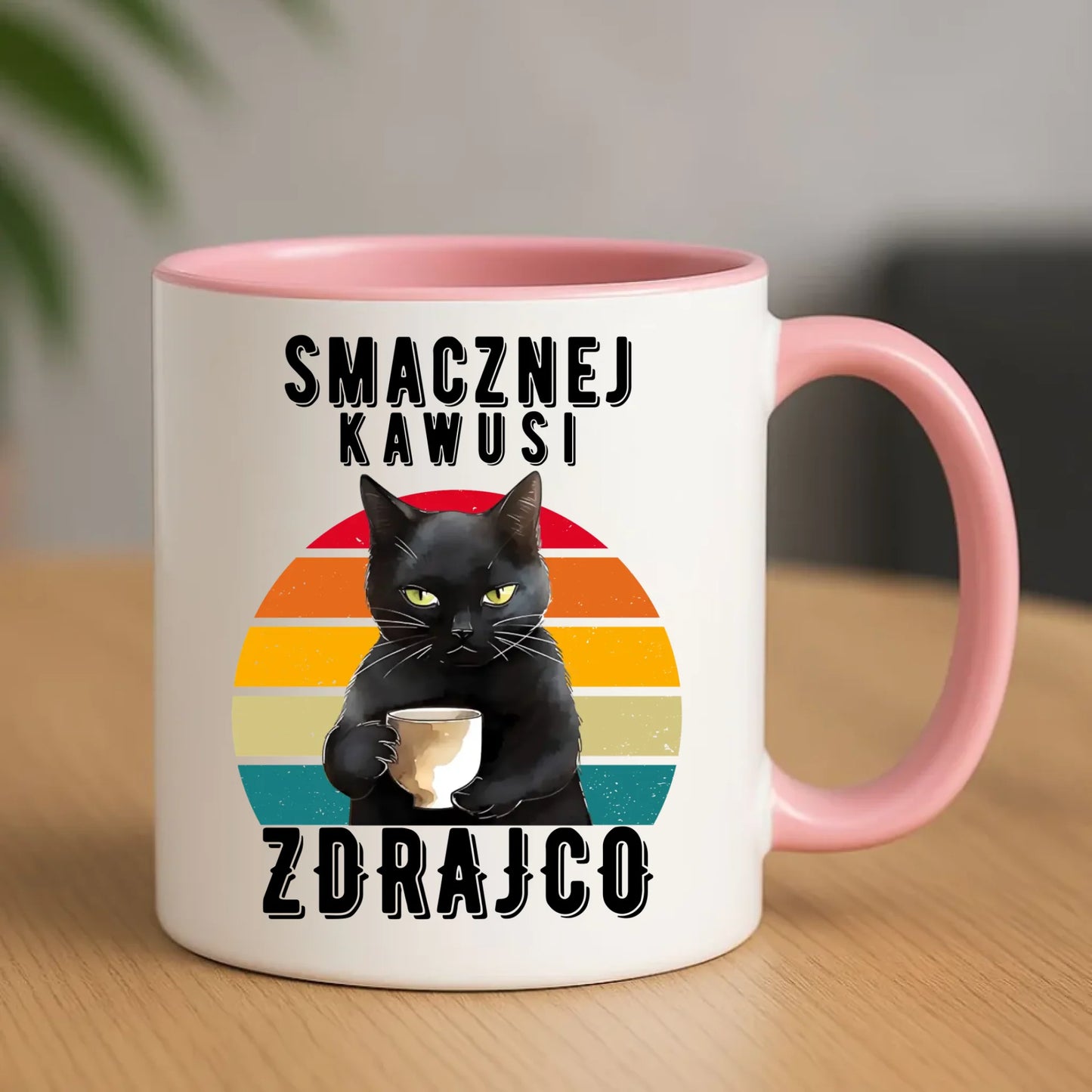 Kubek na odejście z pracy - Smacznej kawusi zdrajco OP03 - StoryCups.pl