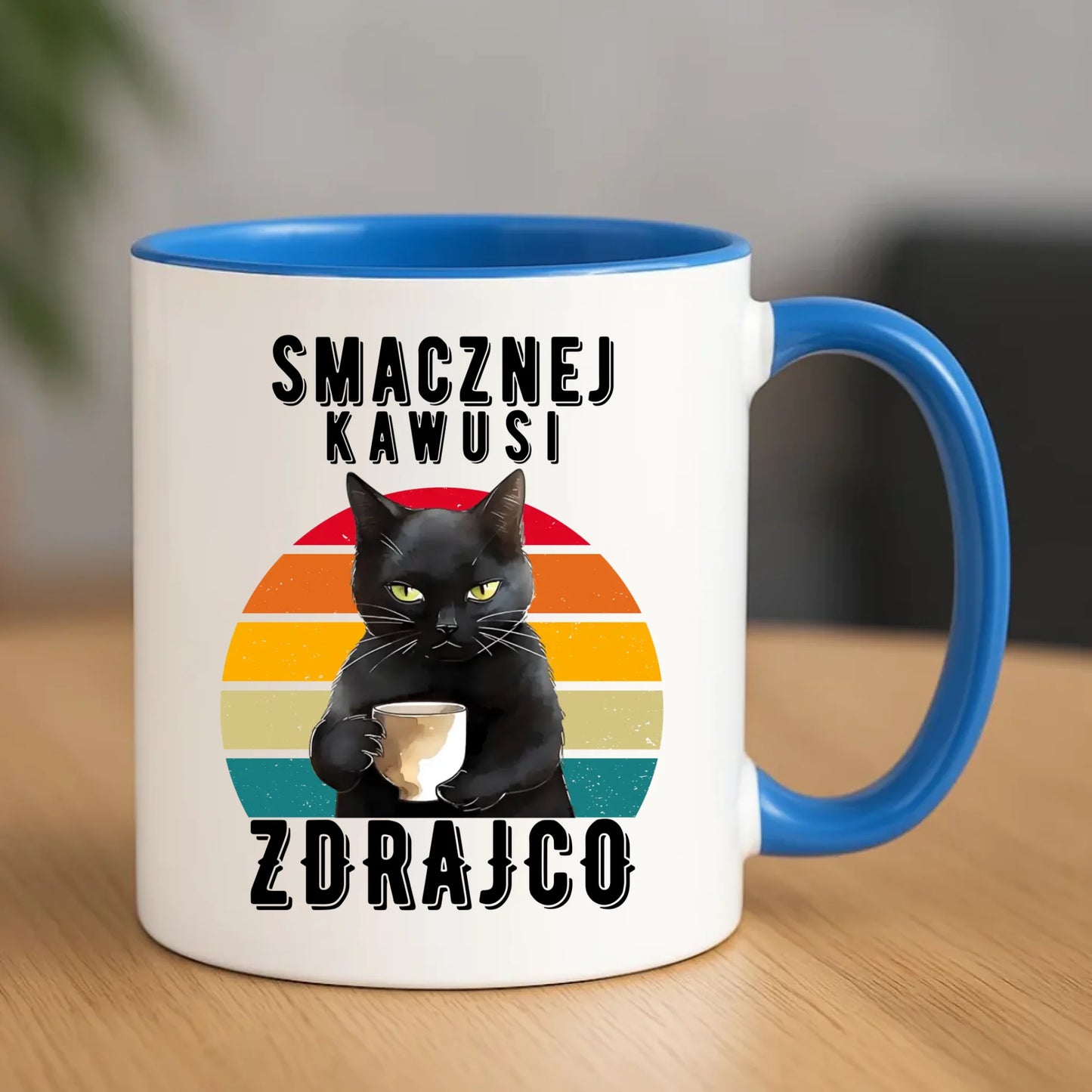 Kubek na odejście z pracy - Smacznej kawusi zdrajco OP03 - StoryCups.pl