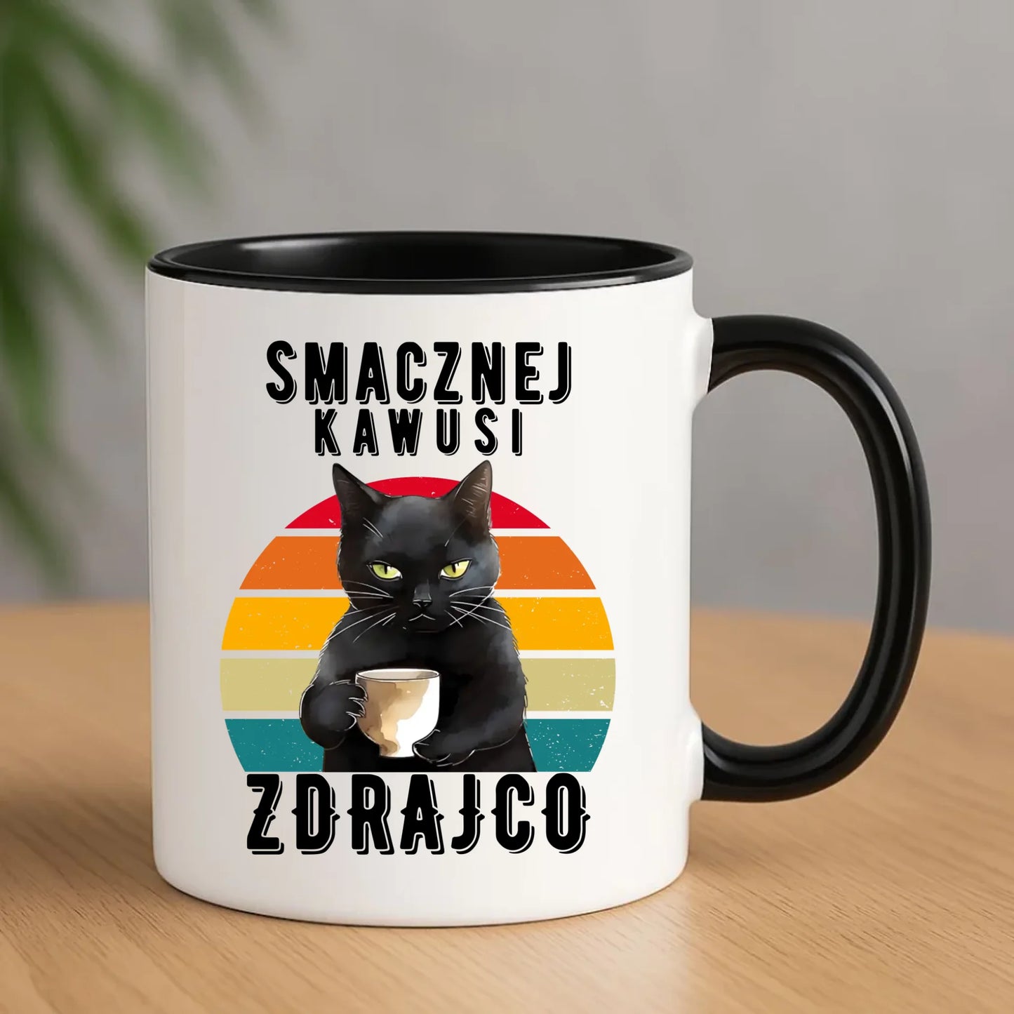 Kubek na odejście z pracy - Smacznej kawusi zdrajco OP03 - StoryCups.pl