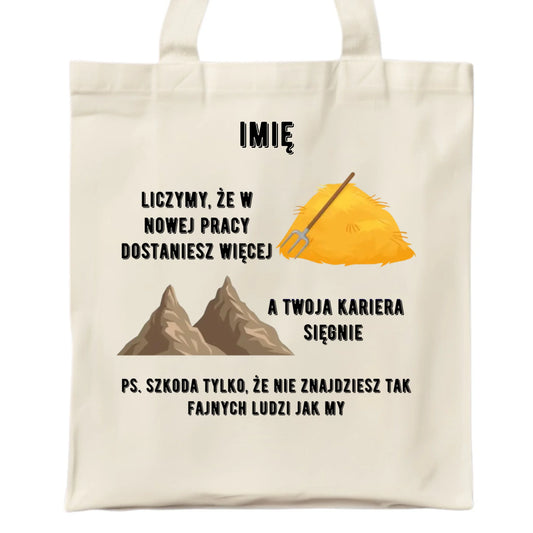 Torba na odejście z pracy - Nie znajdziesz tak fajnych ludzi jak my - personalizowana OP04 - StoryCups.pl