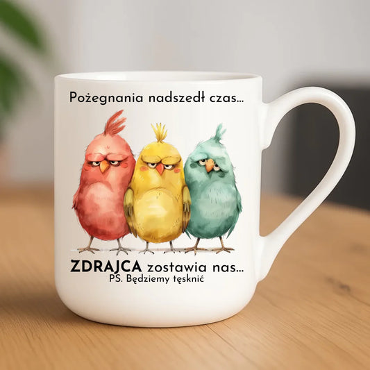 Kubek elegant na odejście z pracy - Pożegnania nadszedł czas OP05 - StoryCups.pl