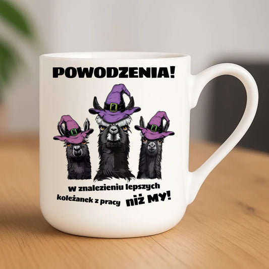 Kubek elegant na odejście z pracy - Powodzenia w znalezieniu lepszych koleżanek OP07 - StoryCups.pl