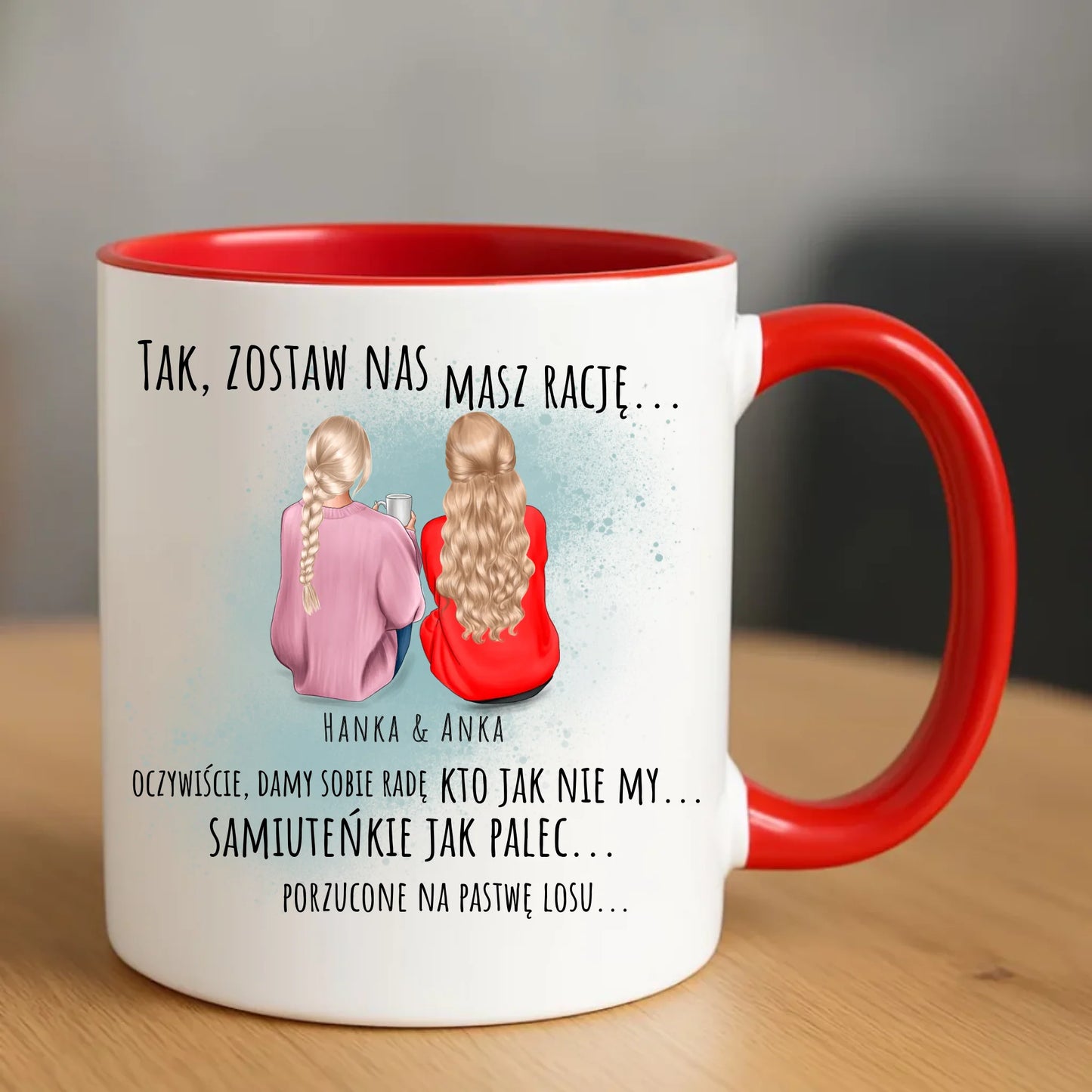 Kubek na odejście z pracy - prezent od koleżanek - 2-5 osób personalizowany OP16 - StoryCups.pl