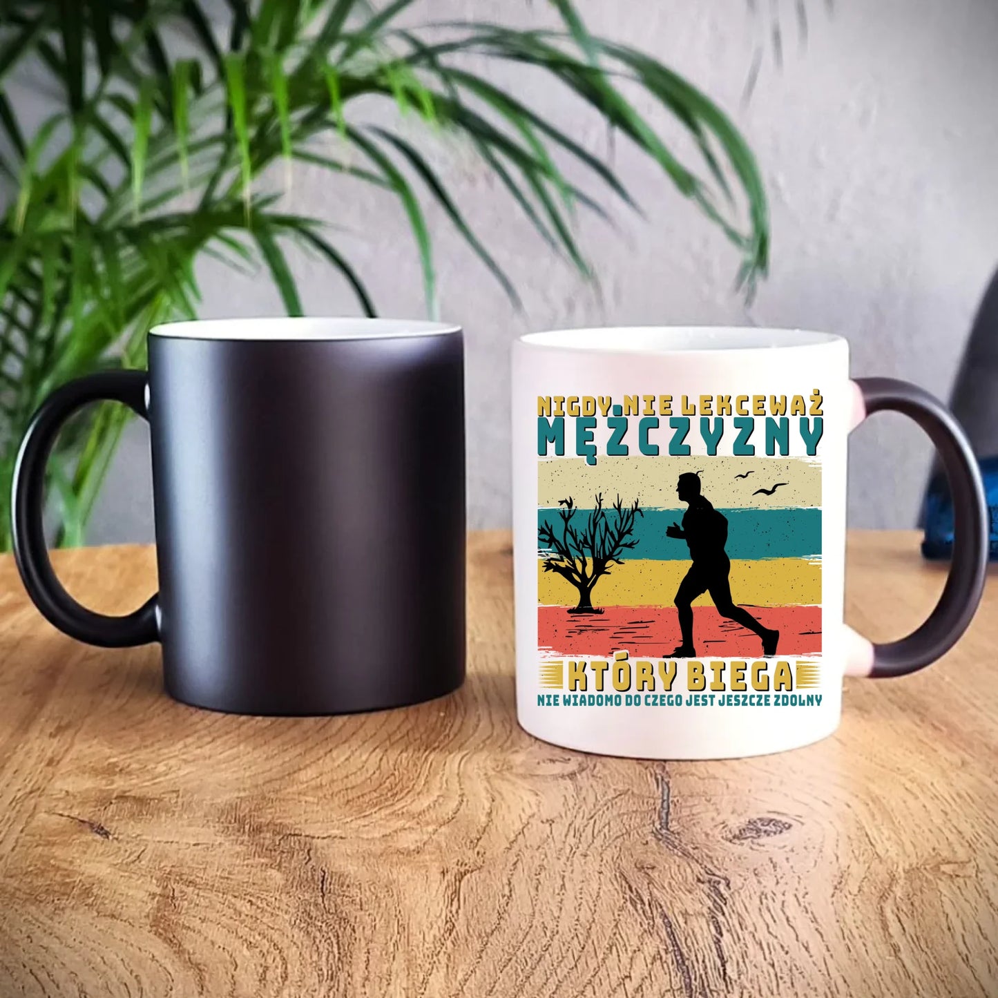 Kubek magiczny dla biegacza - Nigdy nie lekceważ HB03 - StoryCups.pl