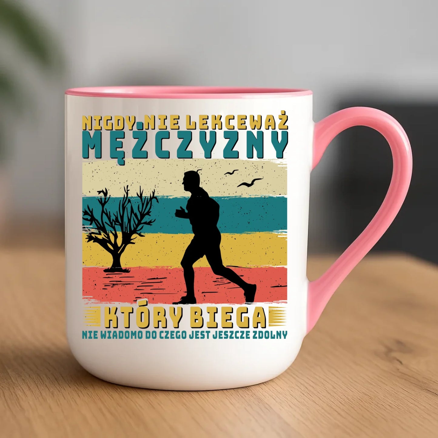 Kubek elegant dla biegacza - Nigdy nie lekceważ HB03 - StoryCups.pl