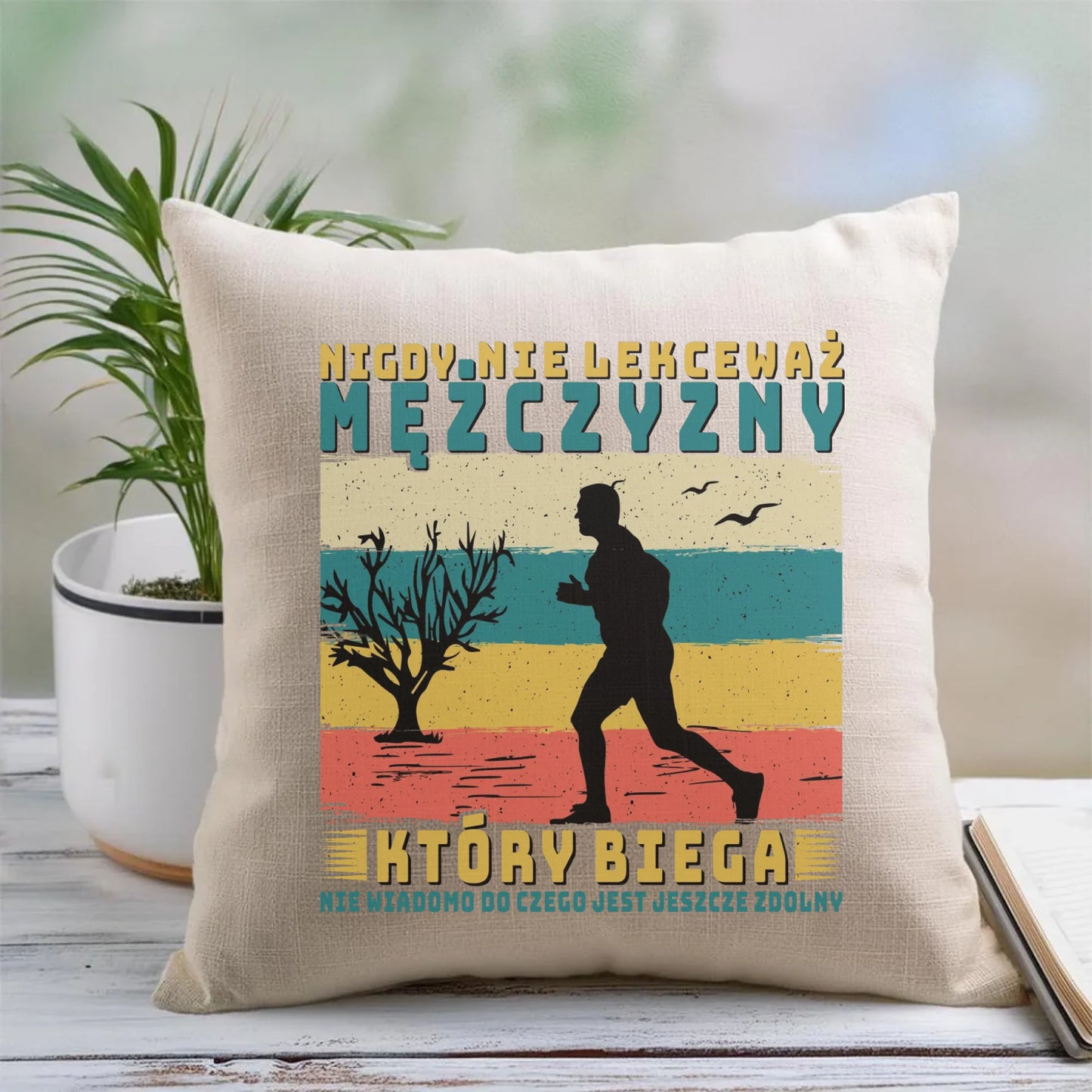 Poduszka dla biegacza - Nigdy nie lekceważ HB03 - StoryCups.pl
