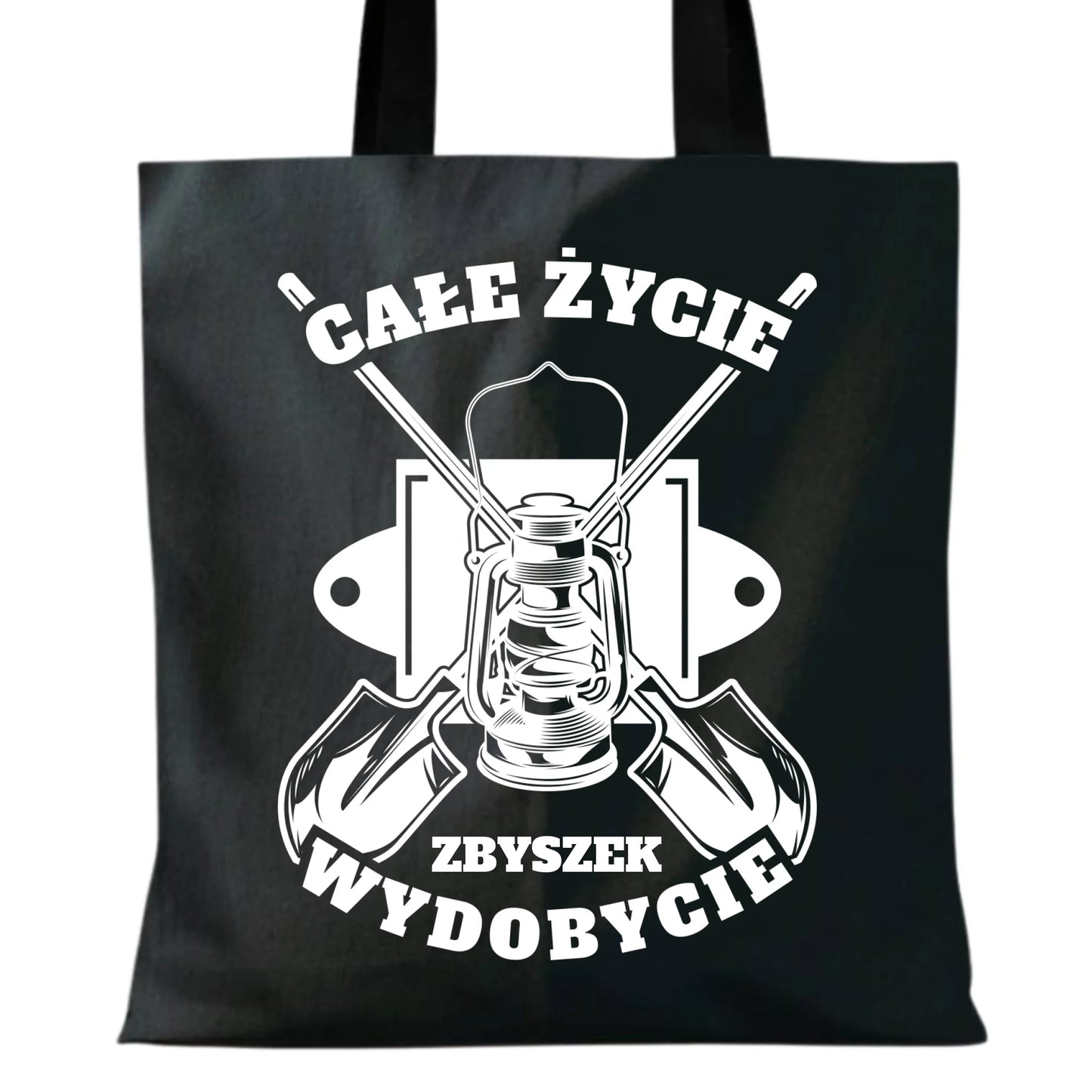 Torba - prezent dla górnika - Całe życie wydobycie - personalizowana G01 - StoryCups.pl