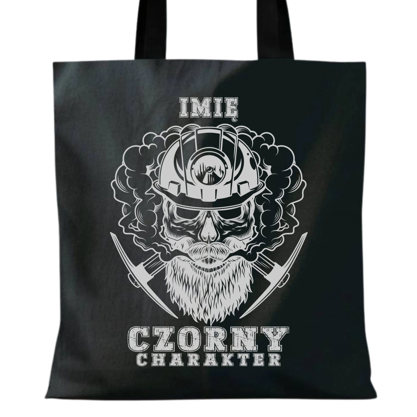 Torba - prezent dla górnika - Czorny charakter - personalizowana G06 - StoryCups.pl