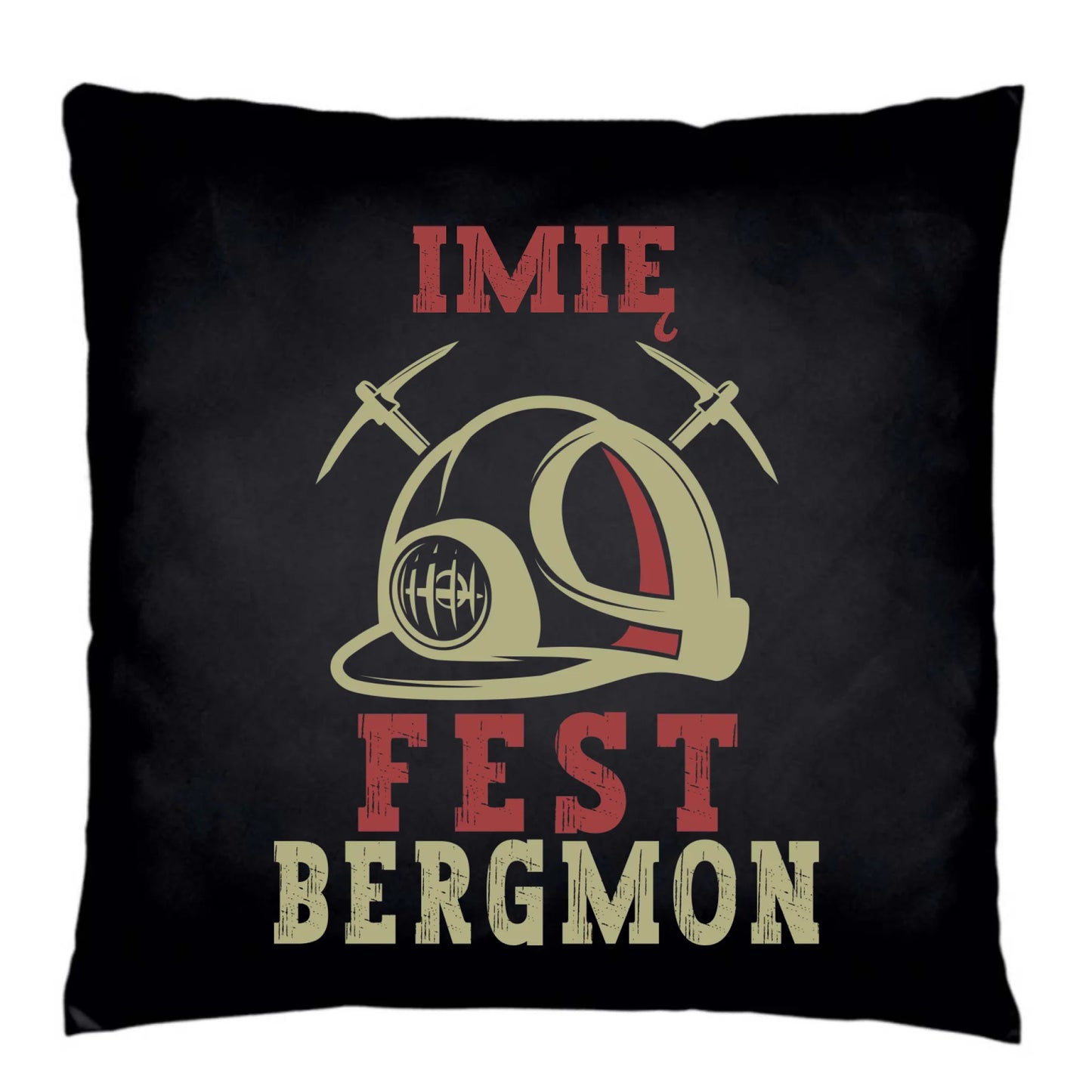 Poduszka dekoracyjna - prezent dla górnika - Fest bergmon - personalizowana G07 - StoryCups.pl