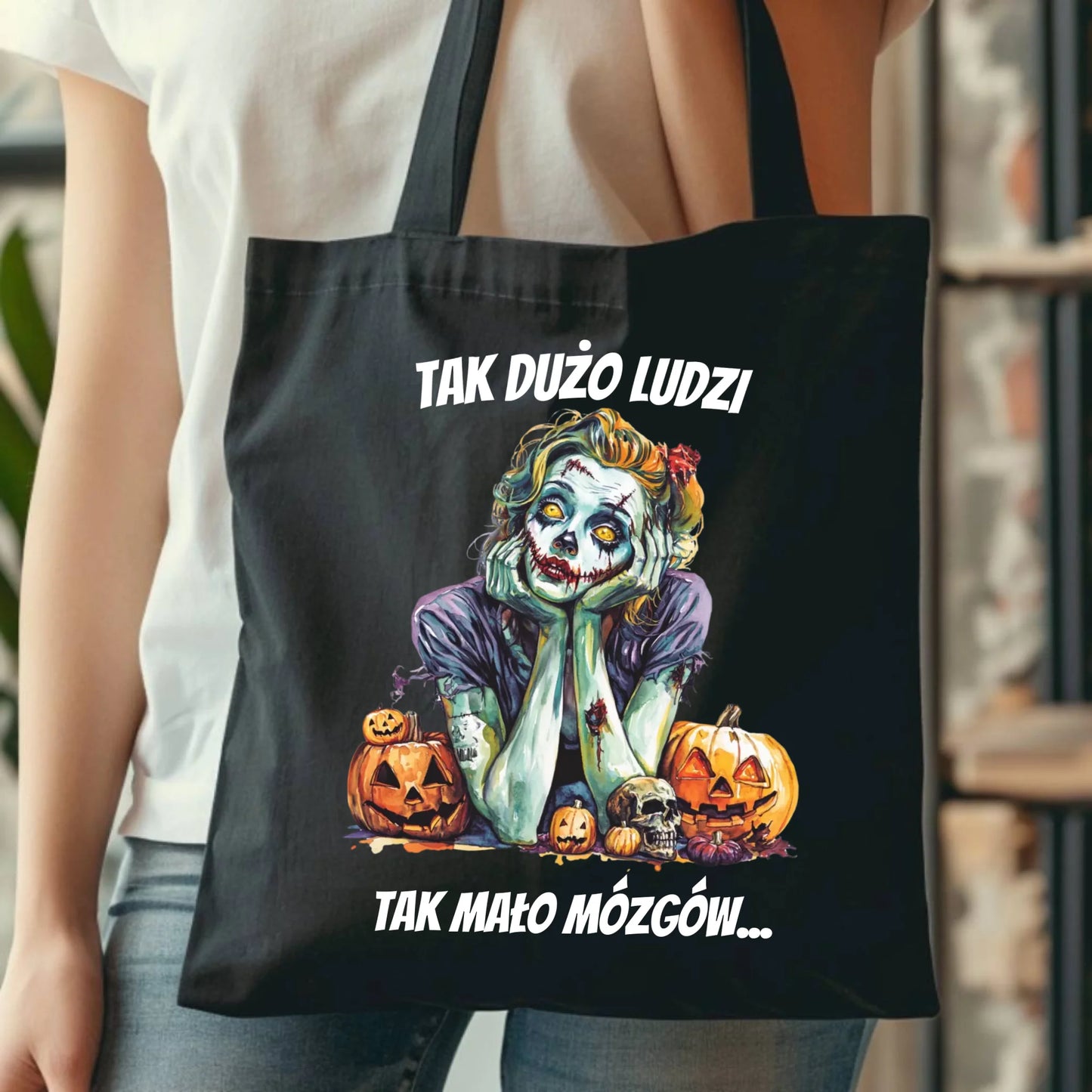 Torba na Halloween - Zombie - Tak mało mózgów HL31 - StoryCups.pl