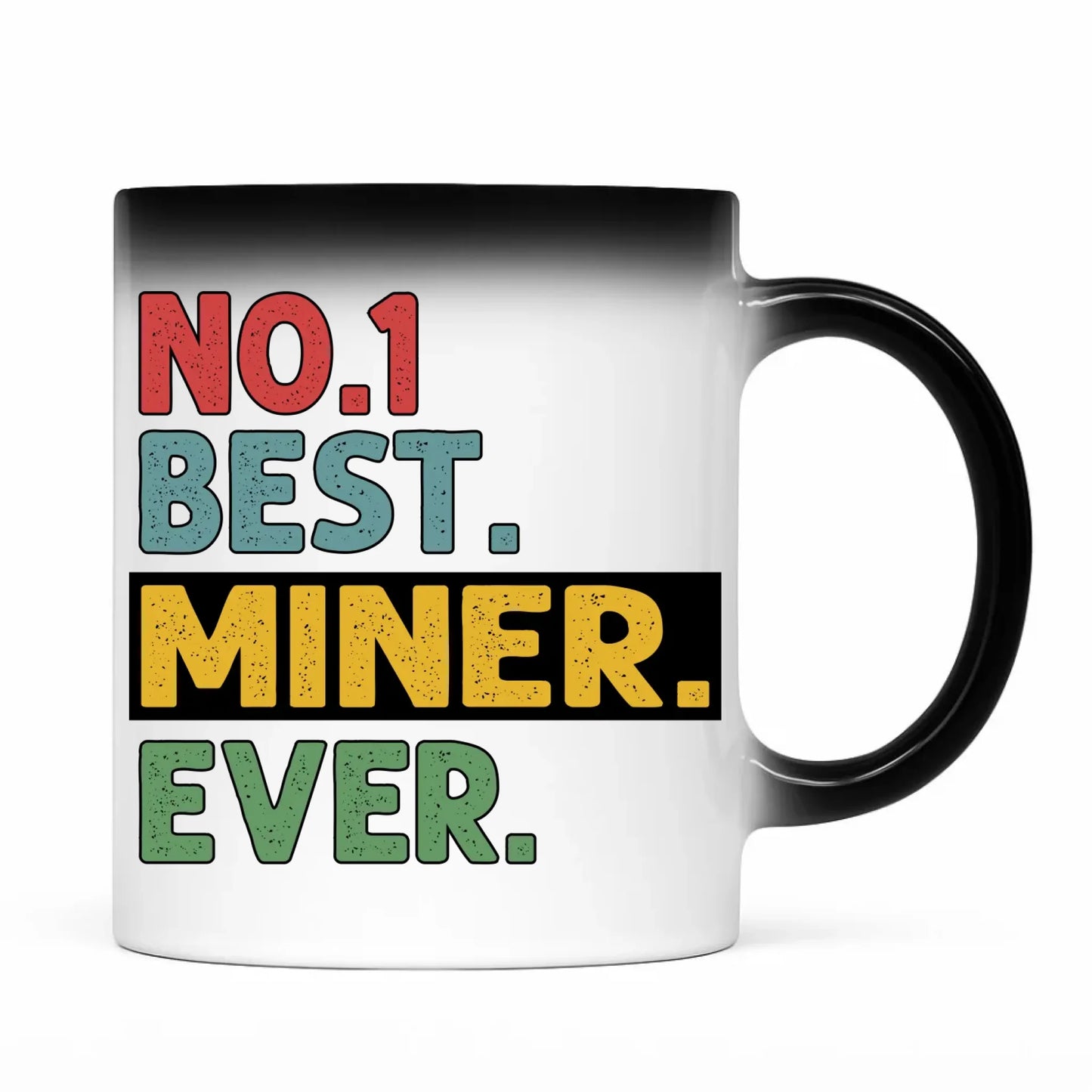 Kubek magiczny - prezent dla górnika - Best miner ever G12 - StoryCups.pl