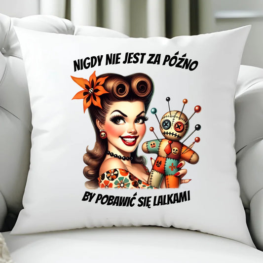 Poduszka dla niej - Laleczka Voodoo retro DZ21 - StoryCups.pl