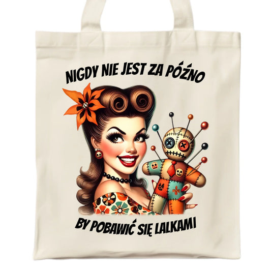Torba dla niej - Laleczka Voodoo retro DZ21 - StoryCups.pl