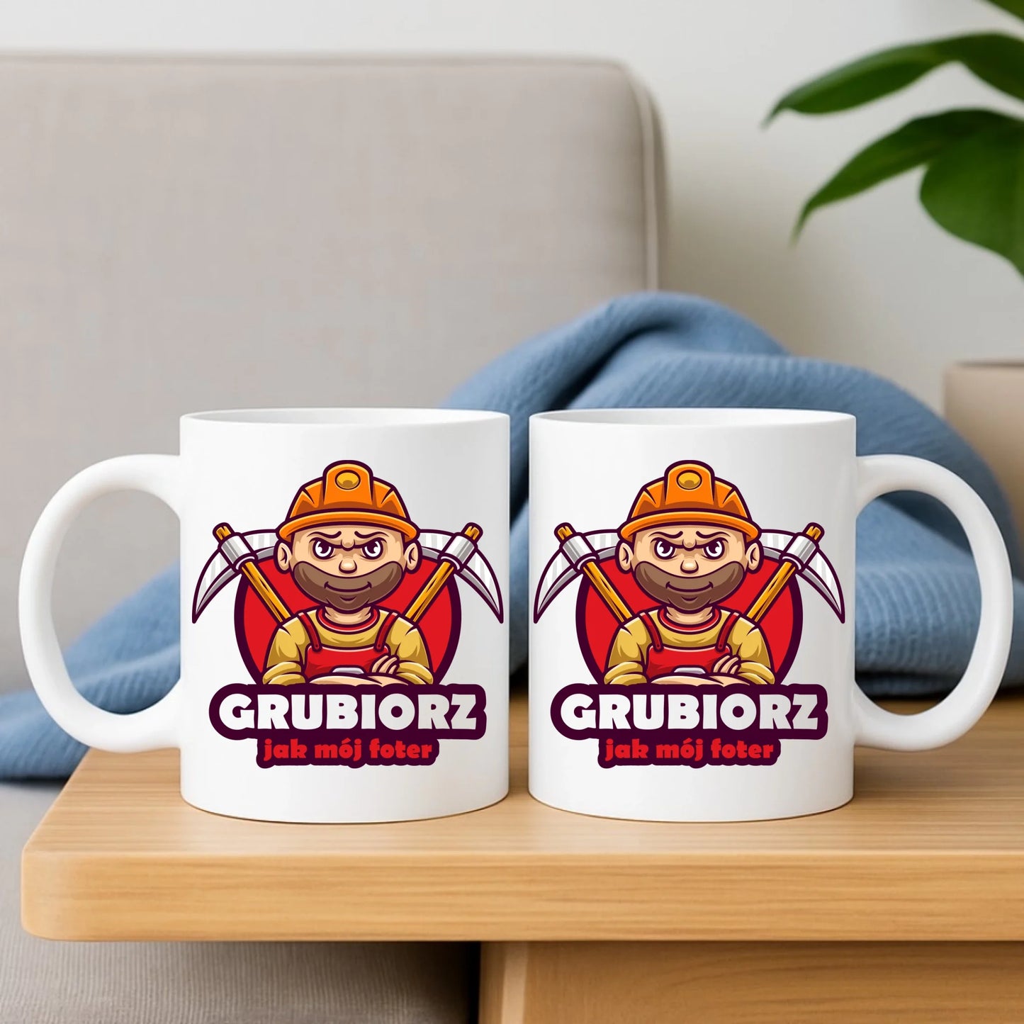 Kubek - prezent dla górnika - Grubiorz jak mój foter G13 - StoryCups.pl