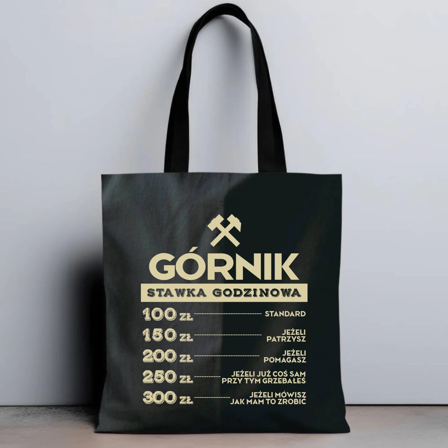 Torba - prezent dla górnika - Górnik stawka godzinowa G14 - StoryCups.pl