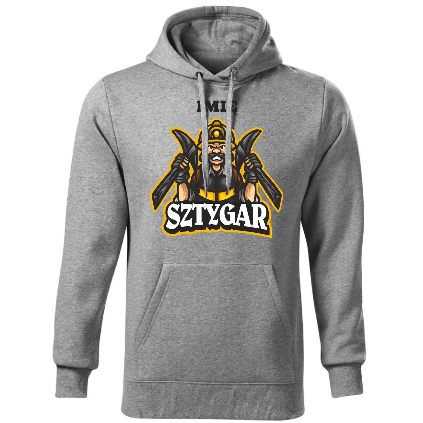 Bluza męska z kapturem - prezent dla górnika - Sztygar - personalizowana G15 - StoryCups.pl