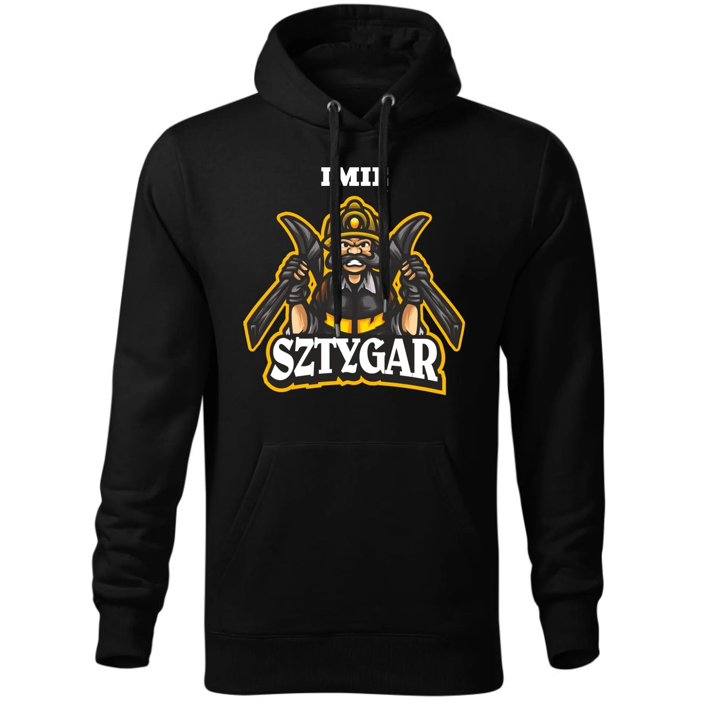 Bluza męska z kapturem - prezent dla górnika - Sztygar - personalizowana G15 - StoryCups.pl