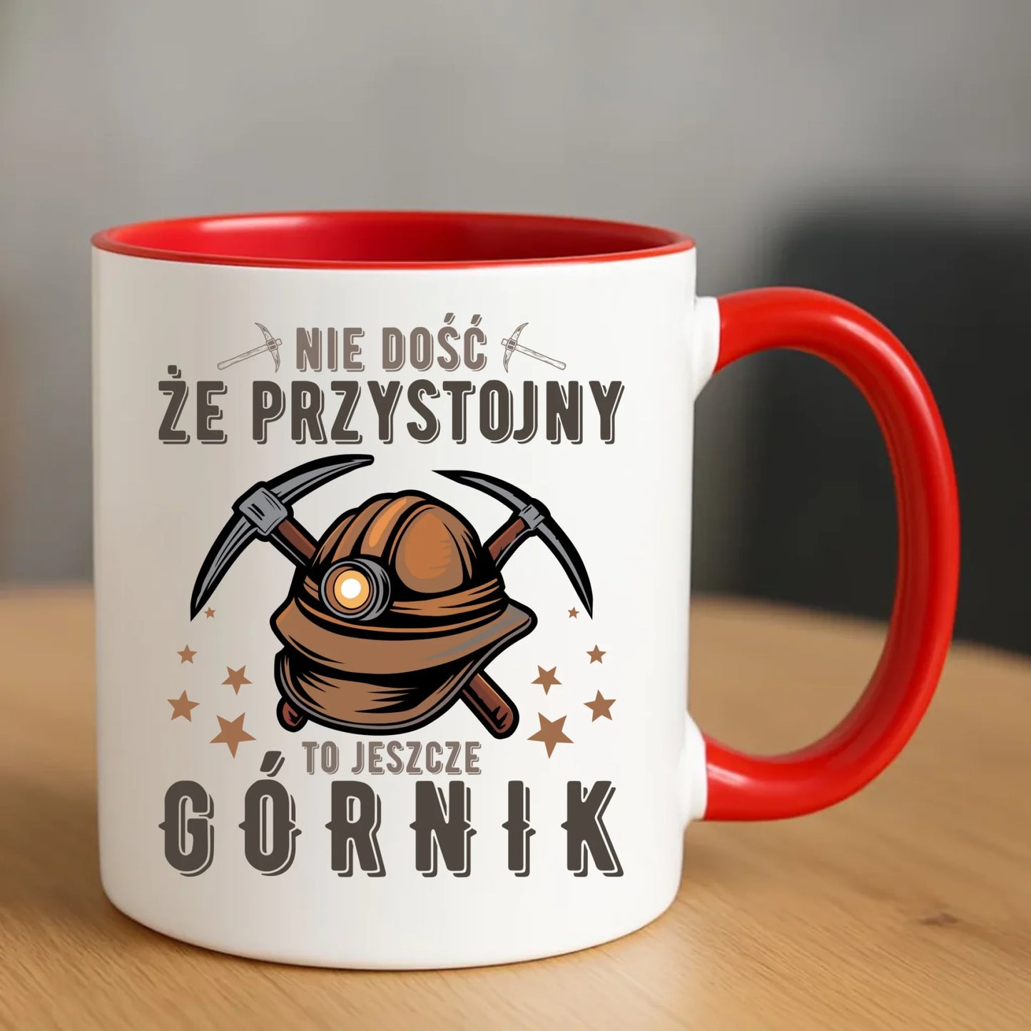 Kubek - prezent dla górnika - Nie dość, że przystojny to jeszcze górnik G16 - StoryCups.pl
