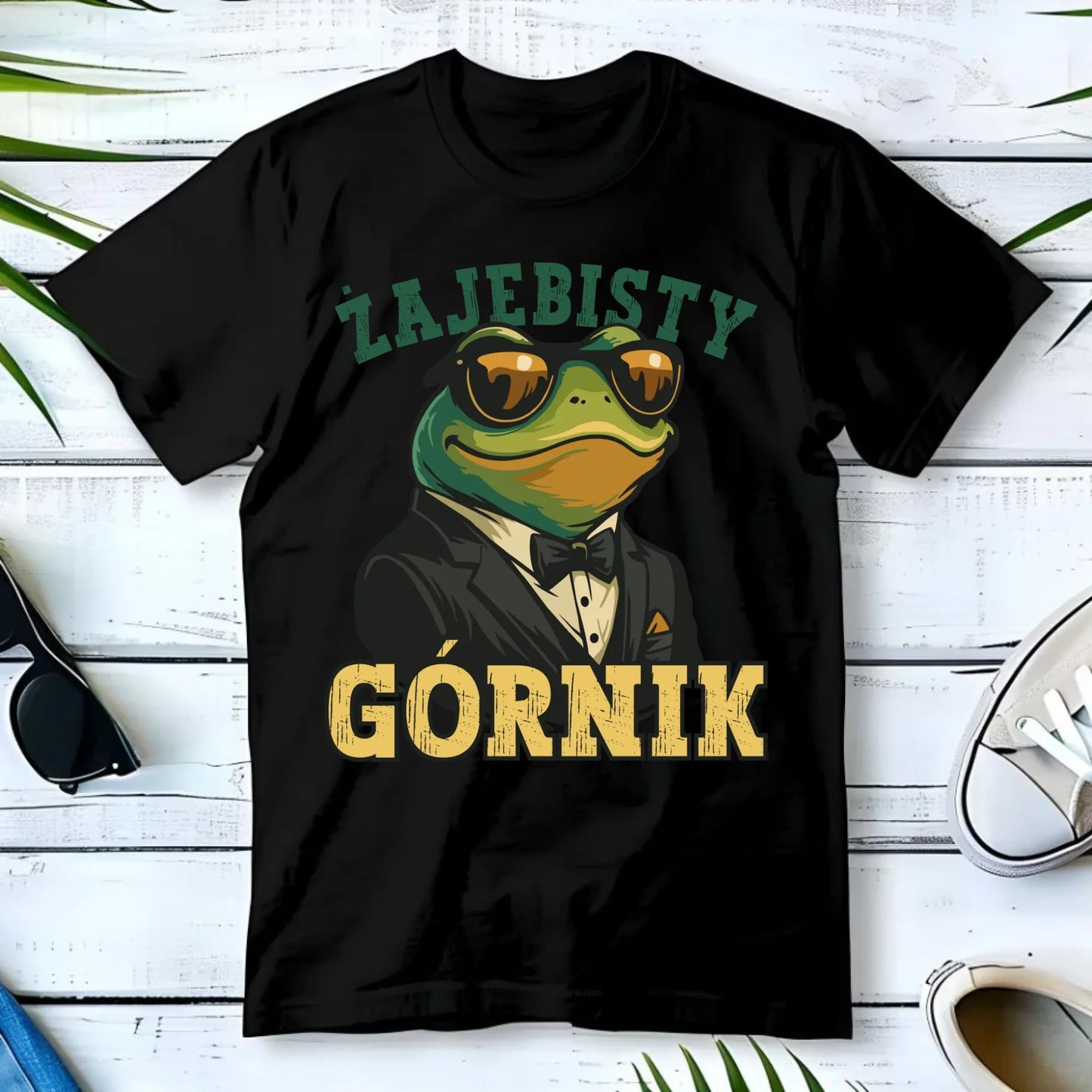 Koszulka męska - prezent dla górnika - Żajebisty górnik G18 - StoryCups.pl