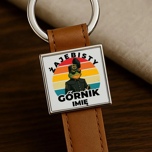 Brelok - prezent dla górnika - Żajebisty górnik - personalizowany G19 - StoryCups.pl