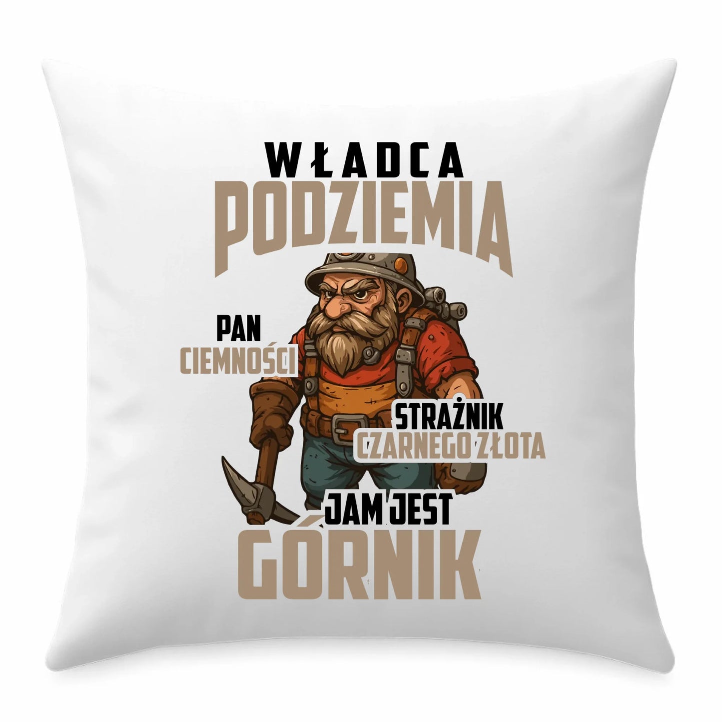 Poduszka - prezent dla górnika - Władca podziemia Górnik G20 - StoryCups.pl