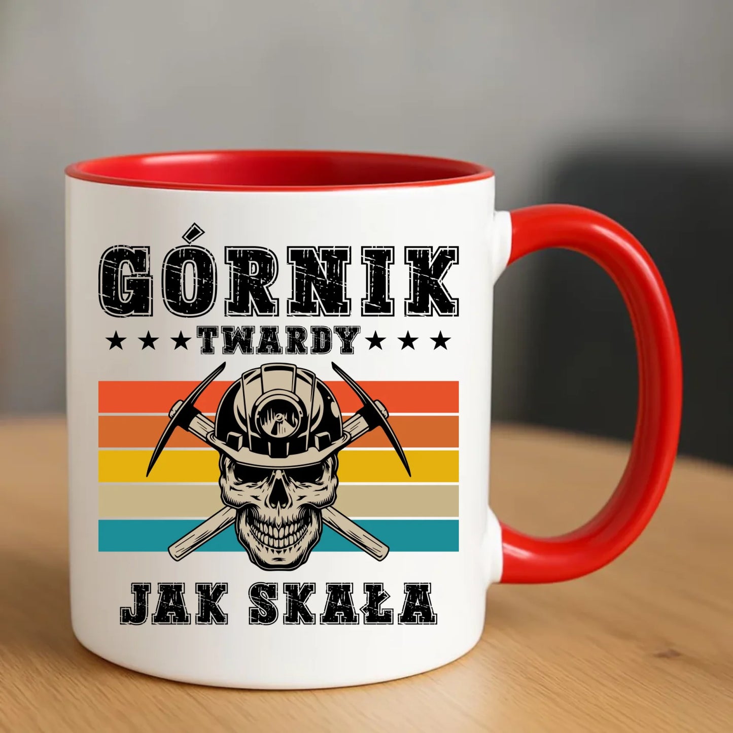 Kubek - prezent dla górnika - Górnik twardy jak skała G21 - StoryCups.pl