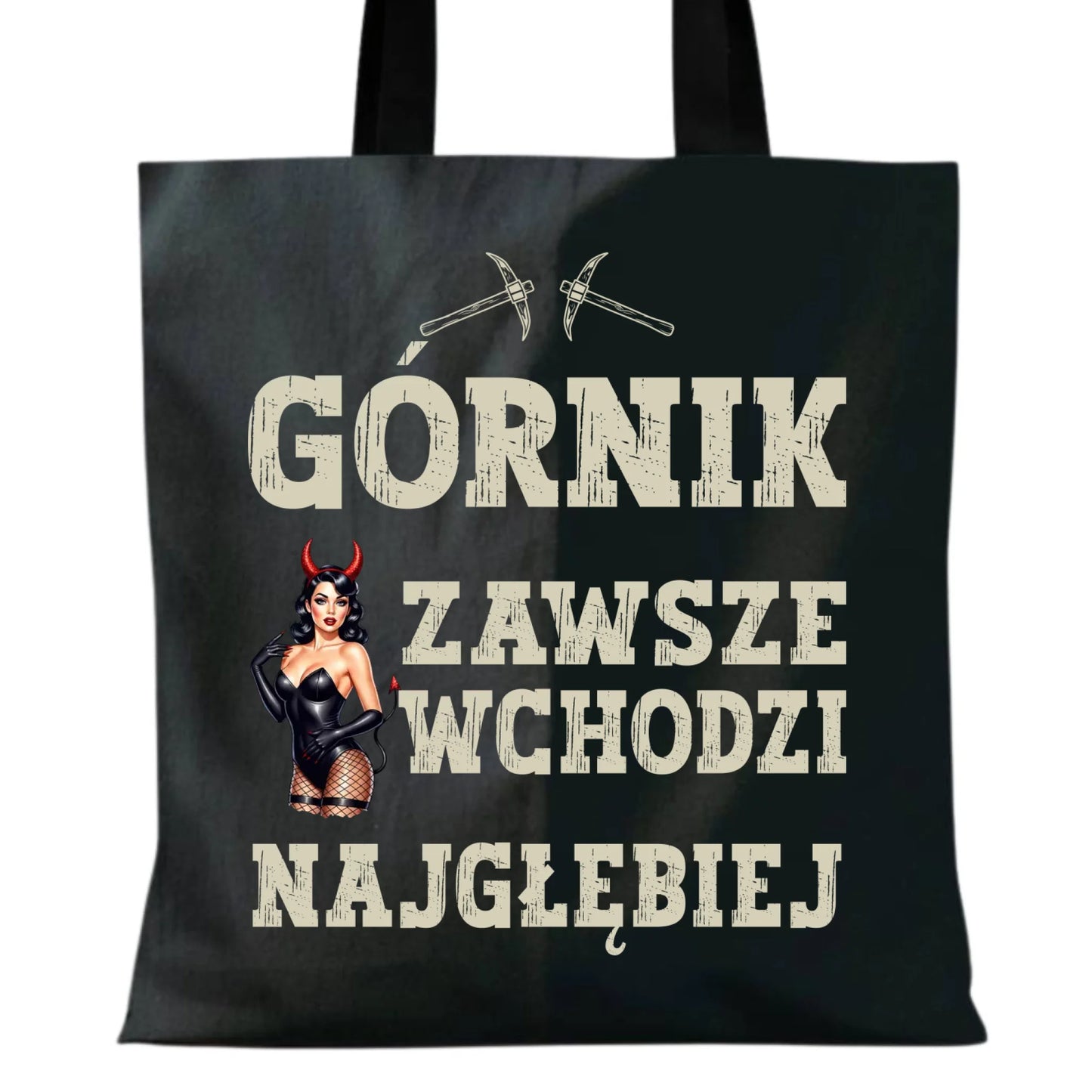 Torba - prezent dla górnika - Górnik zawsze wchodzi najgłębiej G22 - StoryCups.pl