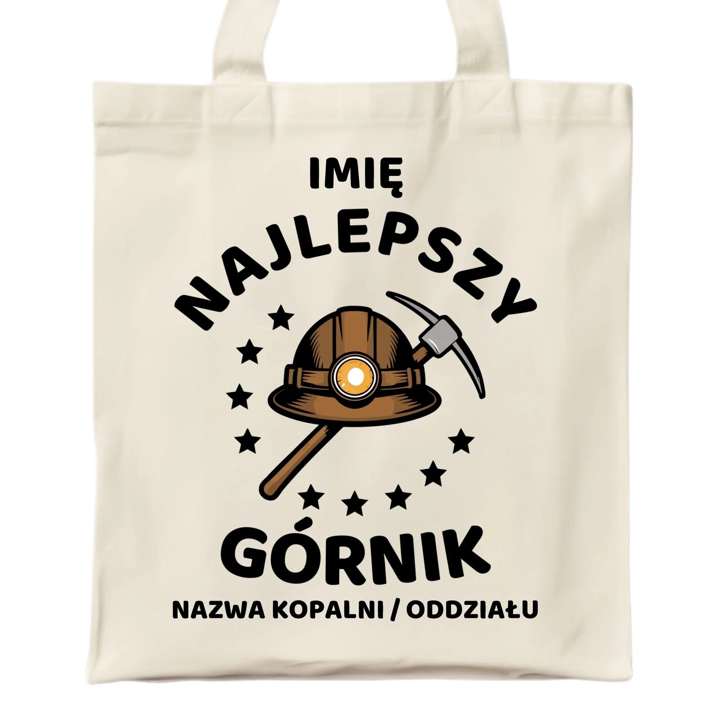 Torba - prezent dla górnika - Najlepszy górnik - personalizowana G23 - StoryCups.pl