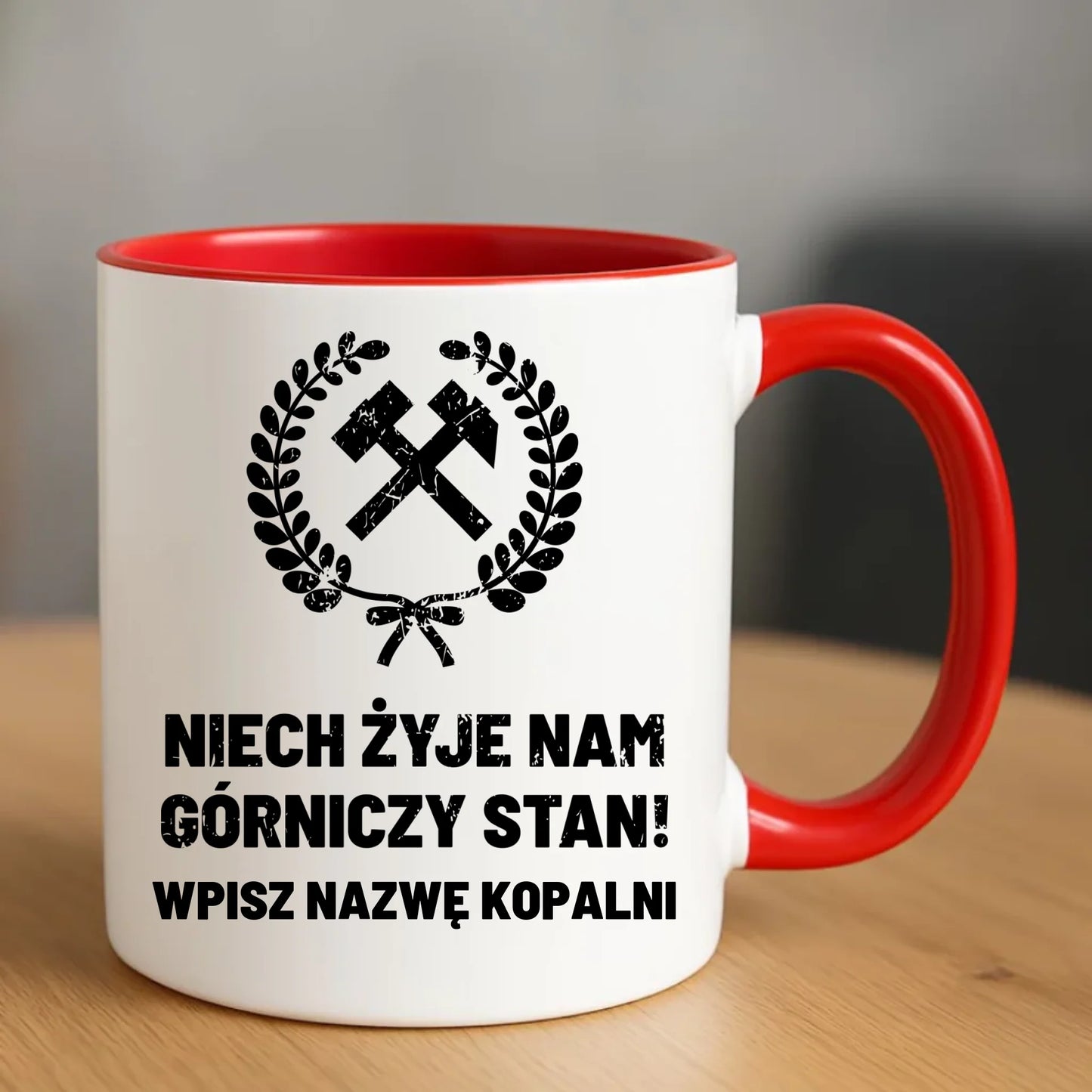 Kubek - prezent dla górnika - Niech żyje nam górniczy stan - personalizowany G24 - StoryCups.pl