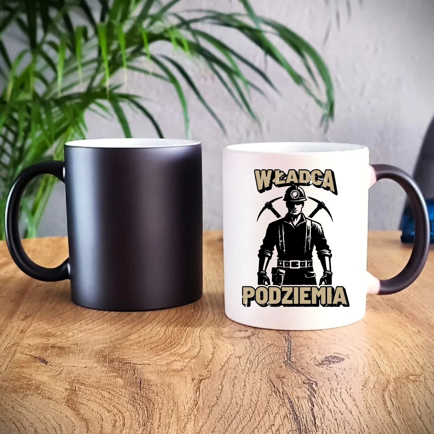 Kubek magiczny - prezent dla górnika - Władca podziemia G25 - StoryCups.pl