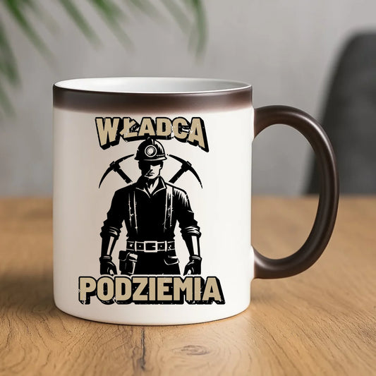Kubek magiczny - prezent dla górnika - Władca podziemia G25 - StoryCups.pl