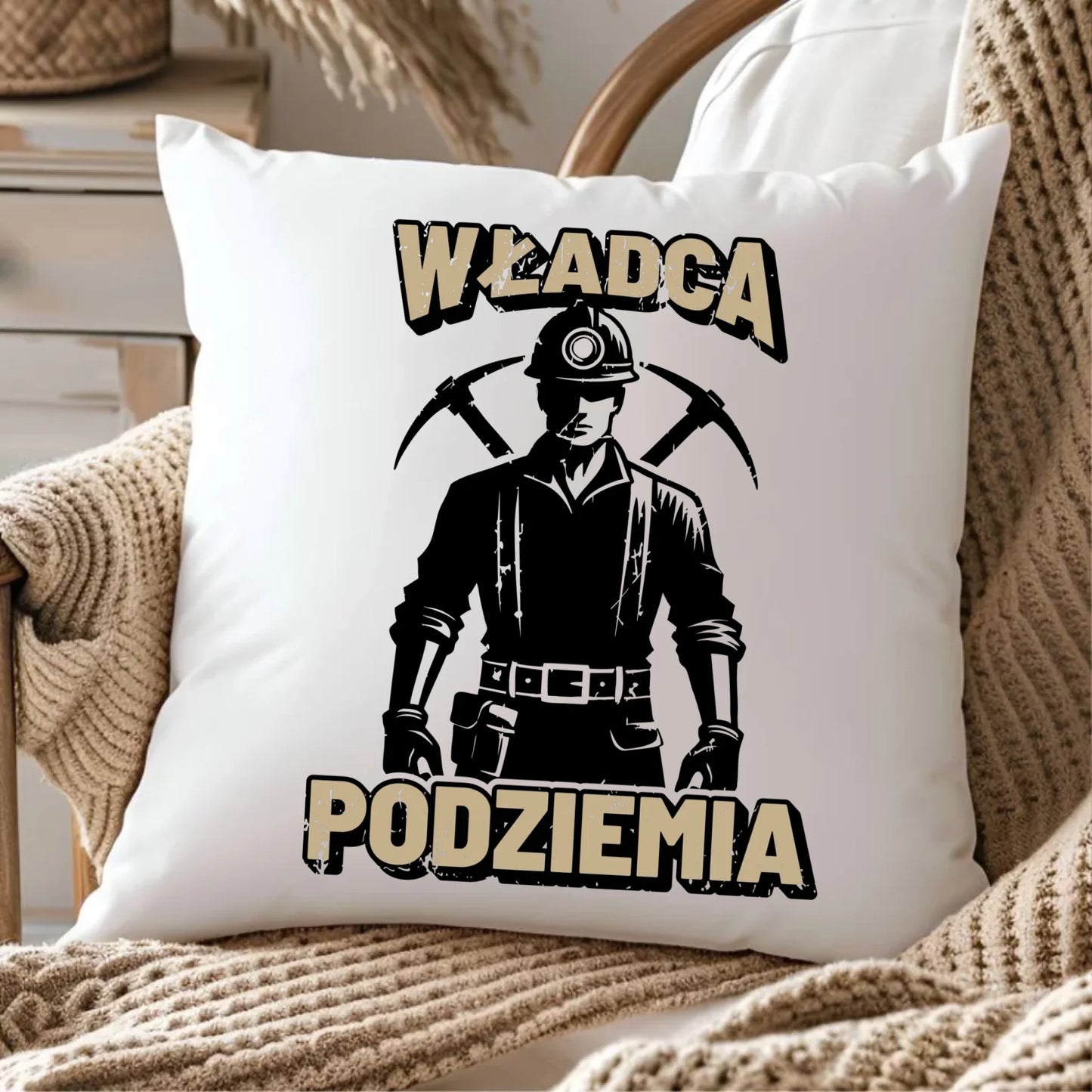 Poduszka - prezent dla górnika - Władca podziemia G25 - StoryCups.pl
