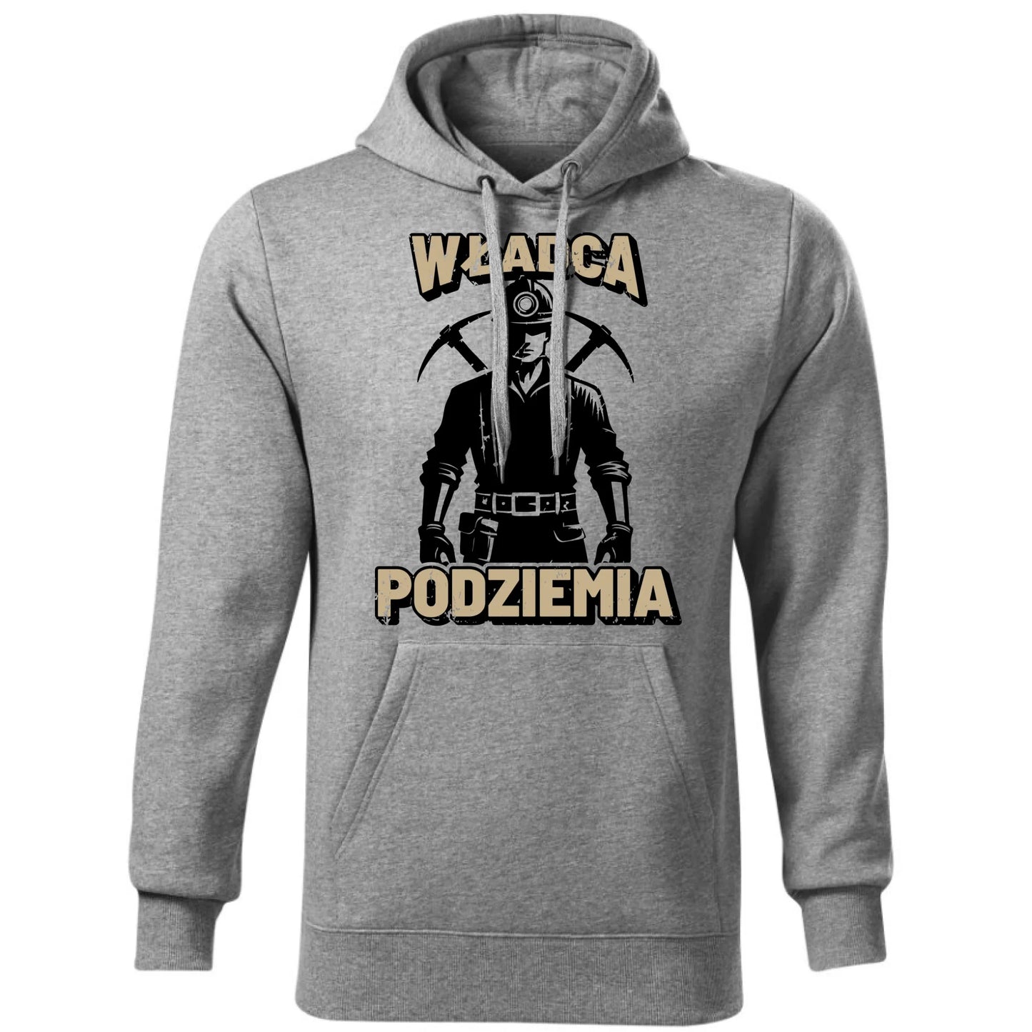 Bluza męska z kapturem - prezent dla górnika - Władca podziemia G25 - StoryCups.pl
