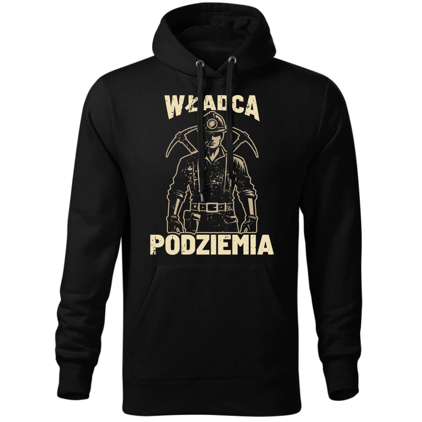 Bluza męska z kapturem - prezent dla górnika - Władca podziemia G25 - StoryCups.pl