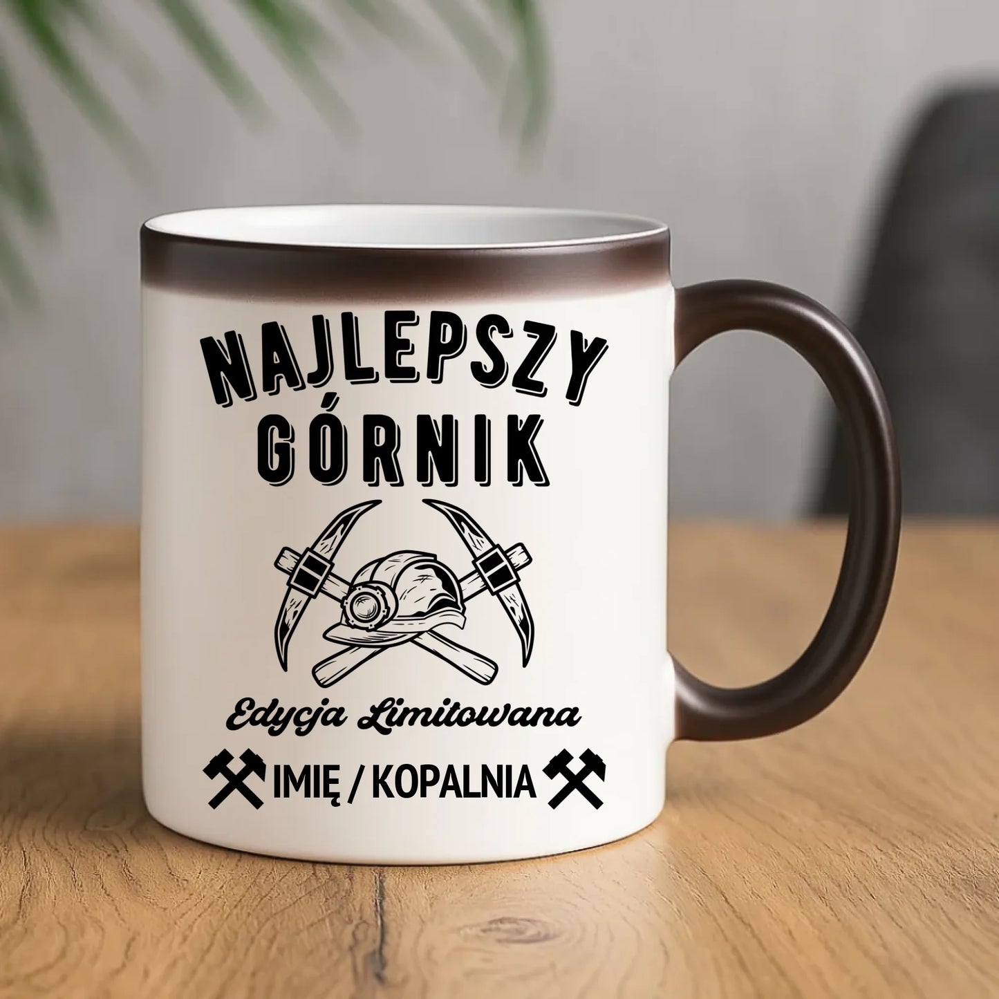 Kubek magiczny - prezent dla górnika - Najlepszy górnik - personalizowany G27 - StoryCups.pl