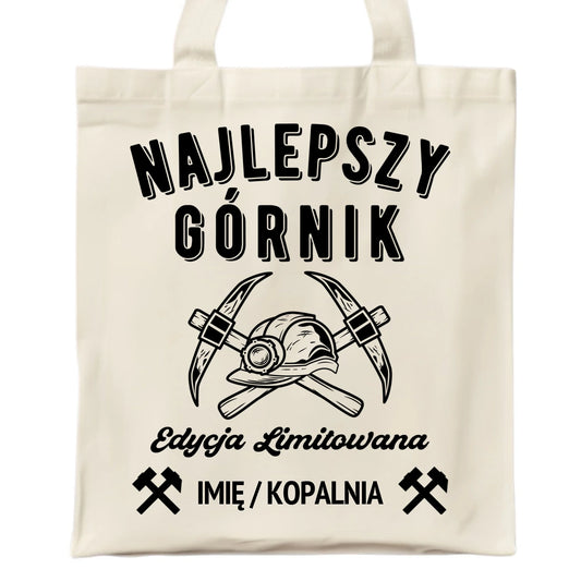 Torba - prezent dla górnika - Najlepszy górnik - personalizowana G27 - StoryCups.pl