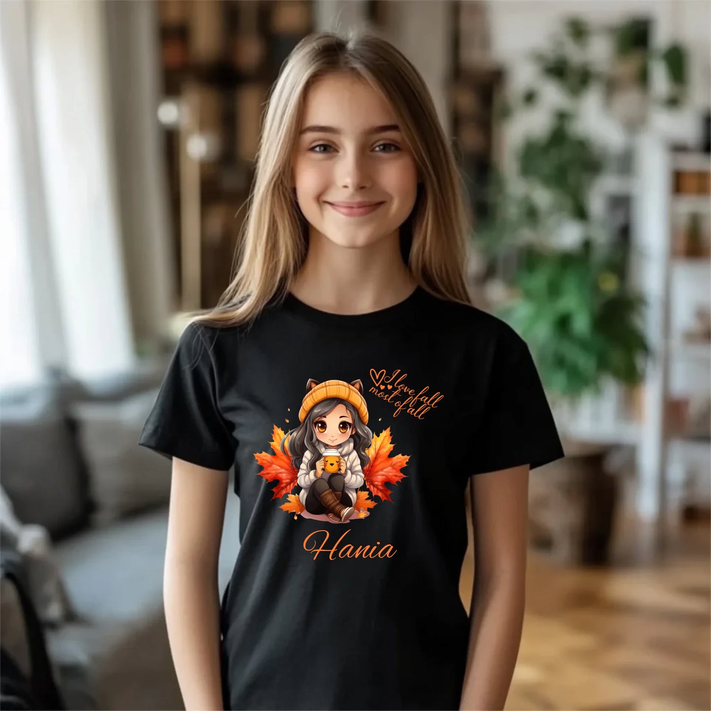 Koszulka dziecięca jesienna - Anime - personalizowana JS06 - StoryCups.pl