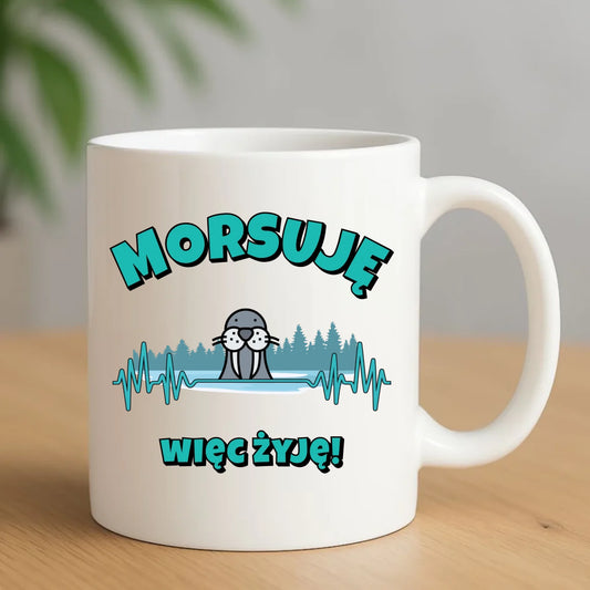 Kubek - prezent dla morsa - Morsuję więc żyję - Mors HM02 - StoryCups.pl