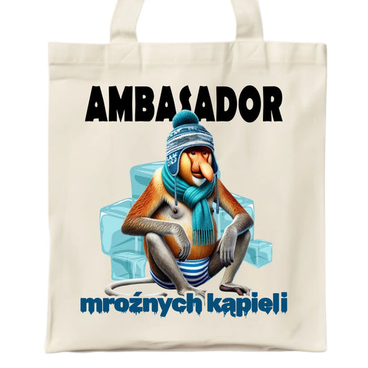 Torba - prezent dla morsa - Janusz Nosacz Mors - Ambasador mroźnych kąpieli HM03 - StoryCups.pl
