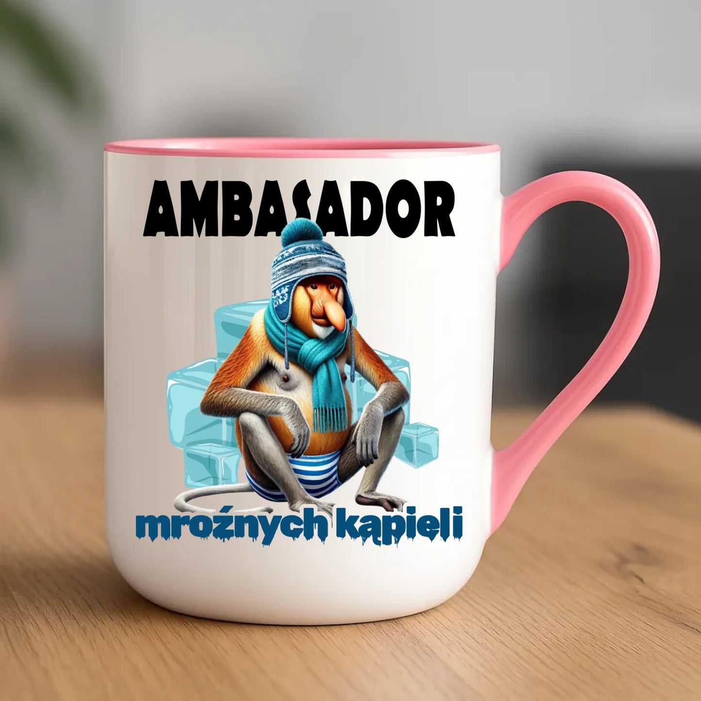 Kubek elegant - prezent dla morsa - Janusz Nosacz Mors - Ambasador mroźnych kąpieli HM03 - StoryCups.pl