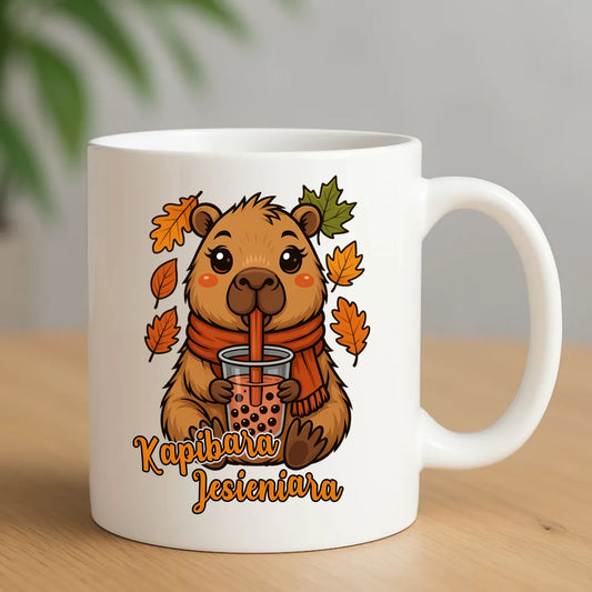 Kubek jesienny - Kapibara Jesieniara JS19 - StoryCups.pl