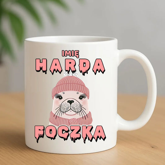 Kubek - prezent dla morsa - Harda foczka - personalizowany HM05 - StoryCups.pl