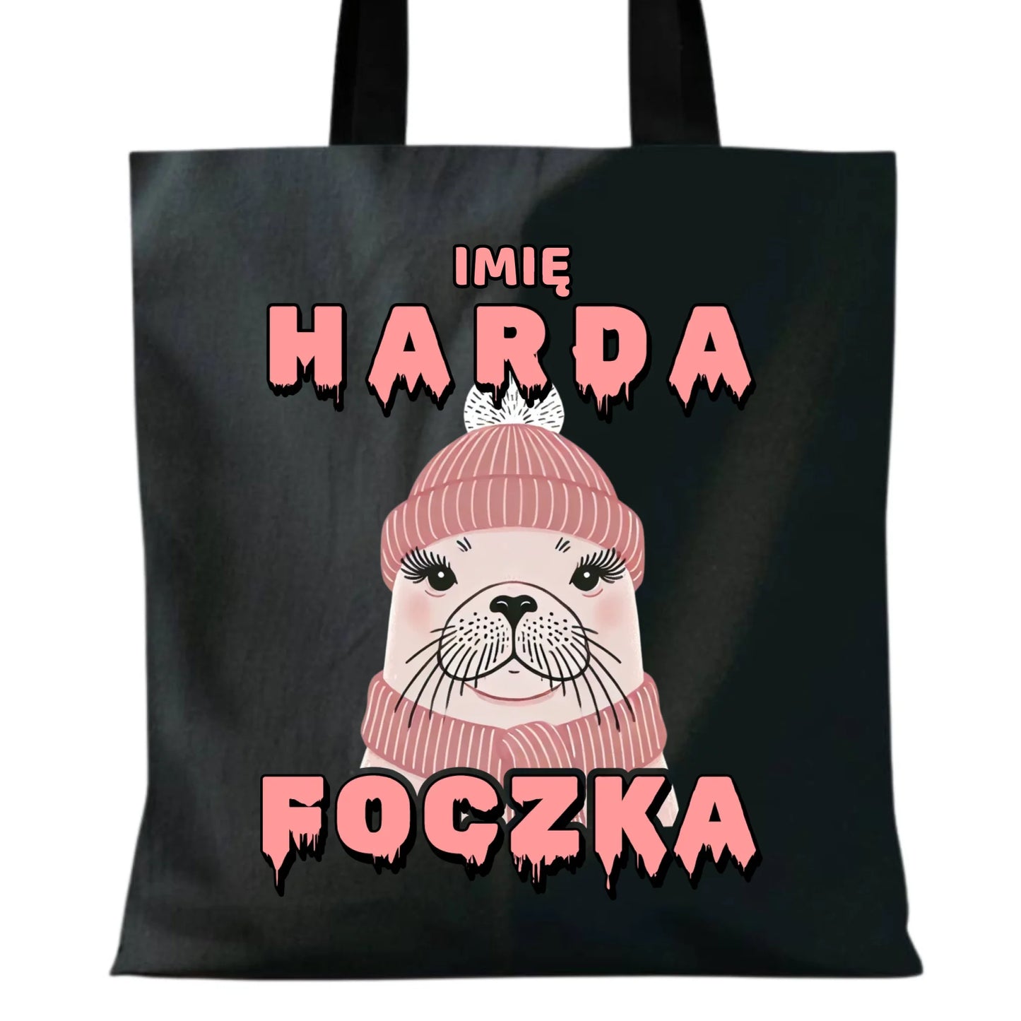 Torba - prezent dla morsa - Harda foczka - personalizowana HM05 - StoryCups.pl