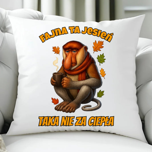 Poduszka jesienna - Janusz Nosacz - Fajna ta jesień, taka nie za ciepła JS21 - StoryCups.pl