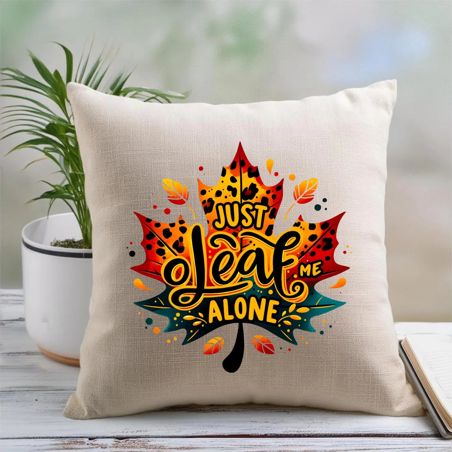 Poduszka jesienna - Just leaf me alone JS22