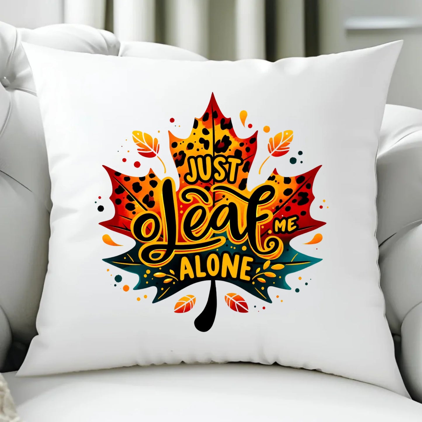Poduszka jesienna - Just leaf me alone JS22
