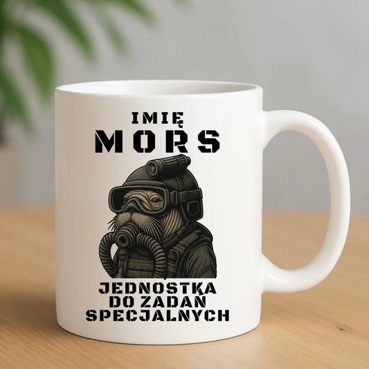 Kubek - prezent dla morsa - Mors do zadań specjalnych - personalizowany HM07 - StoryCups.pl