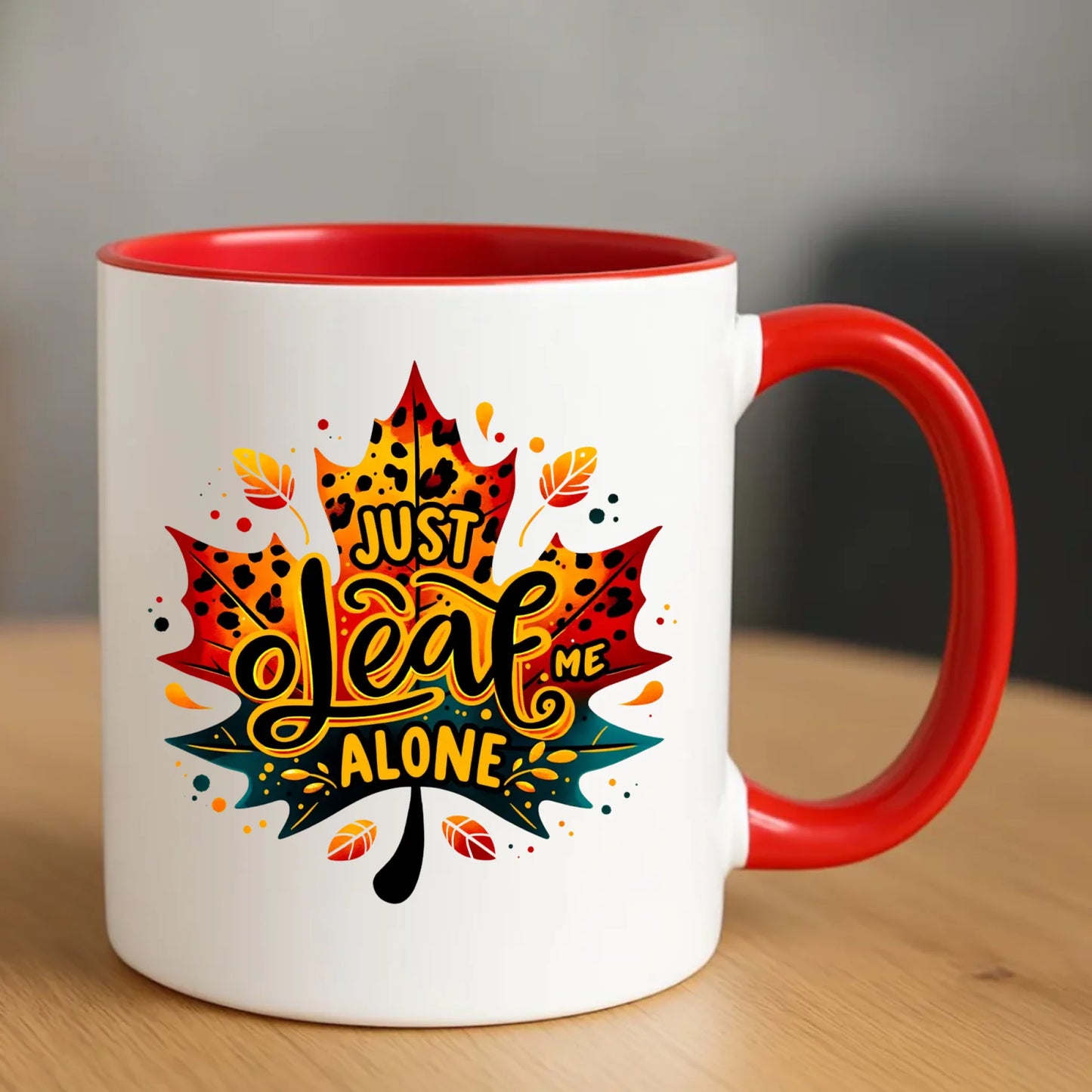 Kubek jesienny - Just leaf me alone JS22 - StoryCups.pl