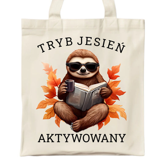Torba jesienna - Leniwiec - Tryb jesień aktywowany JS23 - StoryCups.pl